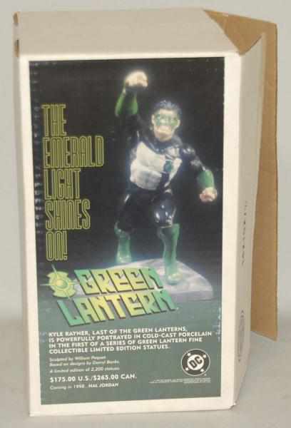 Appraisal: DC Green Lantern Statue in Box Porcelain Sculpted by William