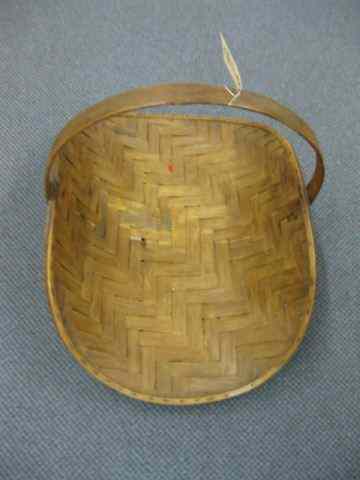 Appraisal: Split Oak Gathering Basket