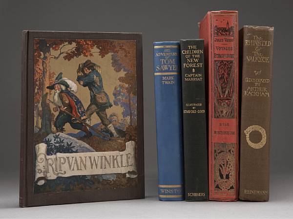 Appraisal: Literature Illustrated titles Irving Washington Rip Van Winkle Illustrated by