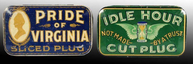 Appraisal: Lot of Tobacco Tins Description Includes one Pride of Virginia