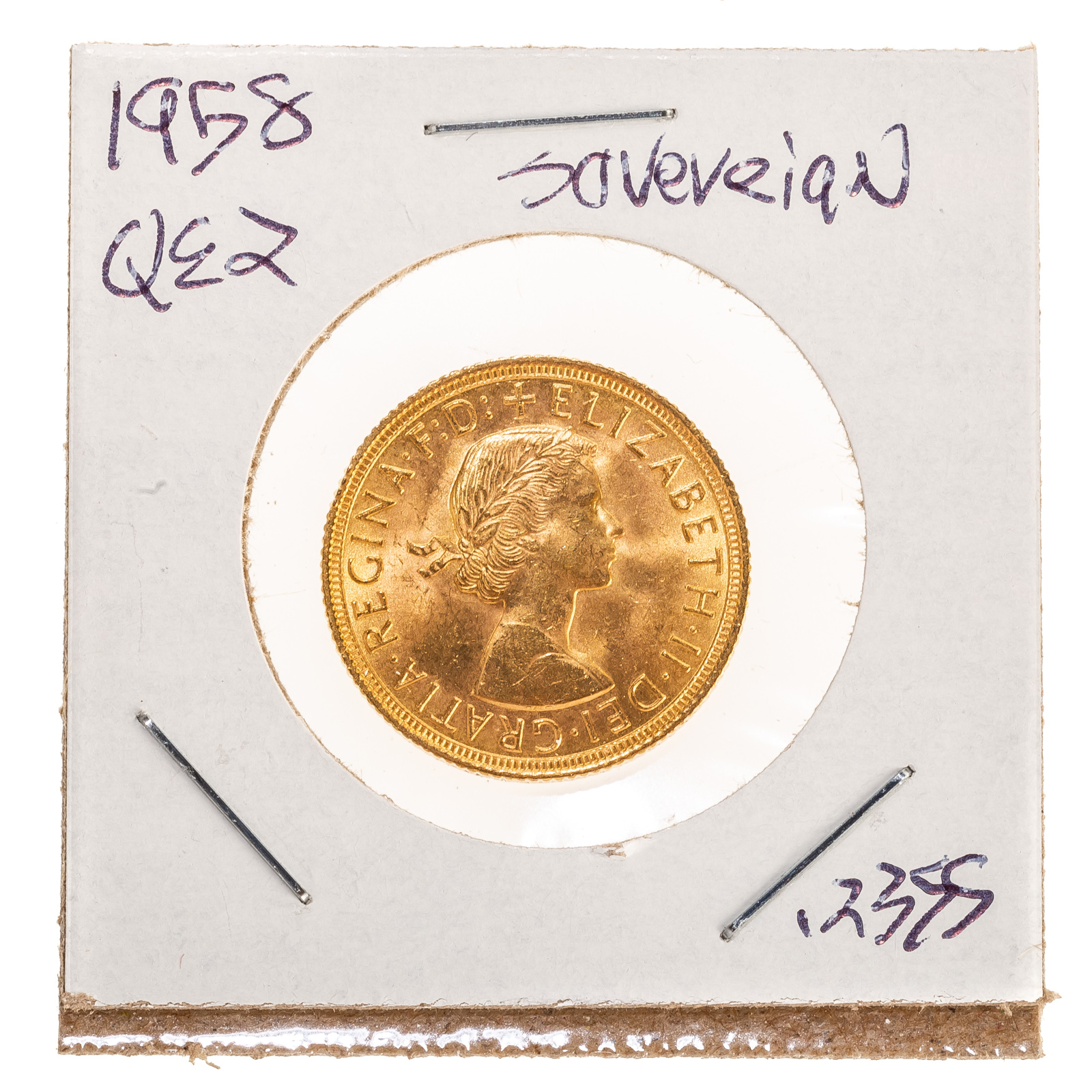 Appraisal: QUEEN ELIZABETH II GOLD SOVEREIGN AU Unc