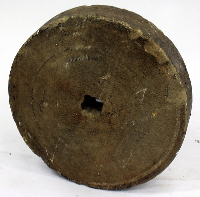 Appraisal: AN ANTIQUE STONE GRINDING WHEEL cm wide