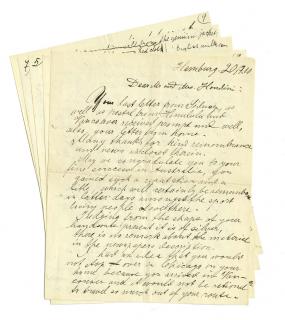 Appraisal: Houdini Harry Correspondence to Houdini Regarding Imitators and Other Matters