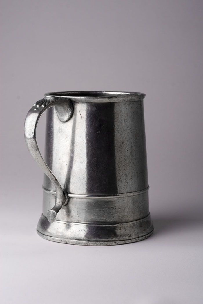 Appraisal: PEWTER MUG ATTRIBUTED TO WILLIAM BILLINGS - Providence Rhode Island