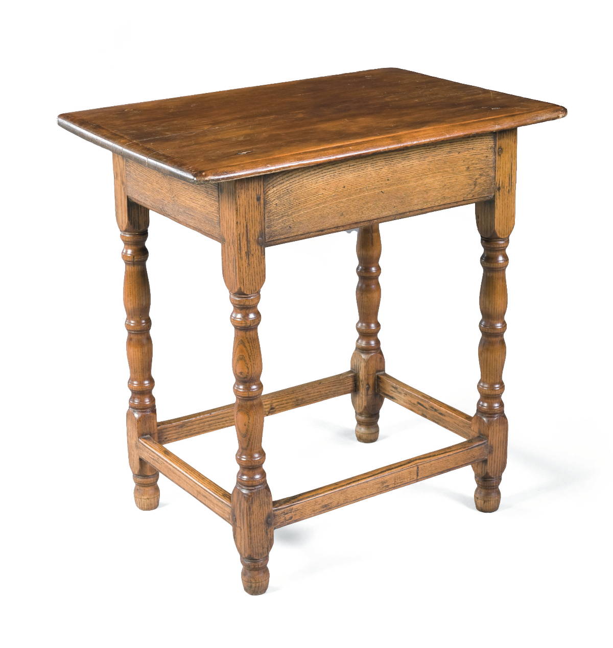 Appraisal: WILLIAM AND MARY TAVERN TABLE The pine top with molded