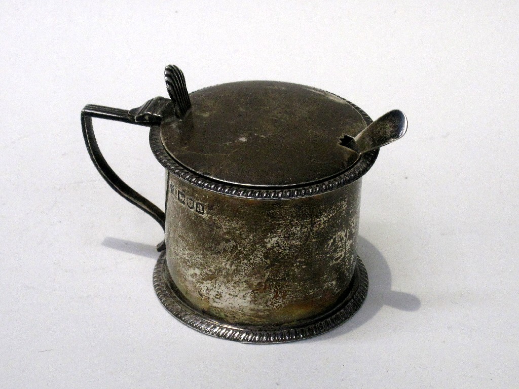 Appraisal: Silver mustard pot London