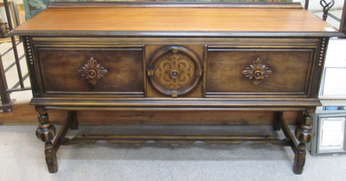 Appraisal: WALNUT SIDEBOARD Berkey Gay Furniture Co Grand Rapids Michigan c