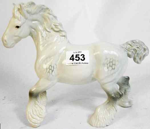 Appraisal: Beswick Grey Cantering Shire slight glaze fault to mane