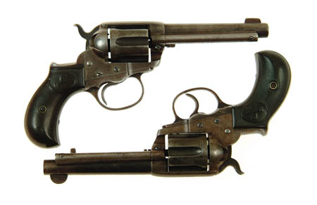 Appraisal: LOT OF TWO COLT M DA REVOLVERS Cal Colt SN