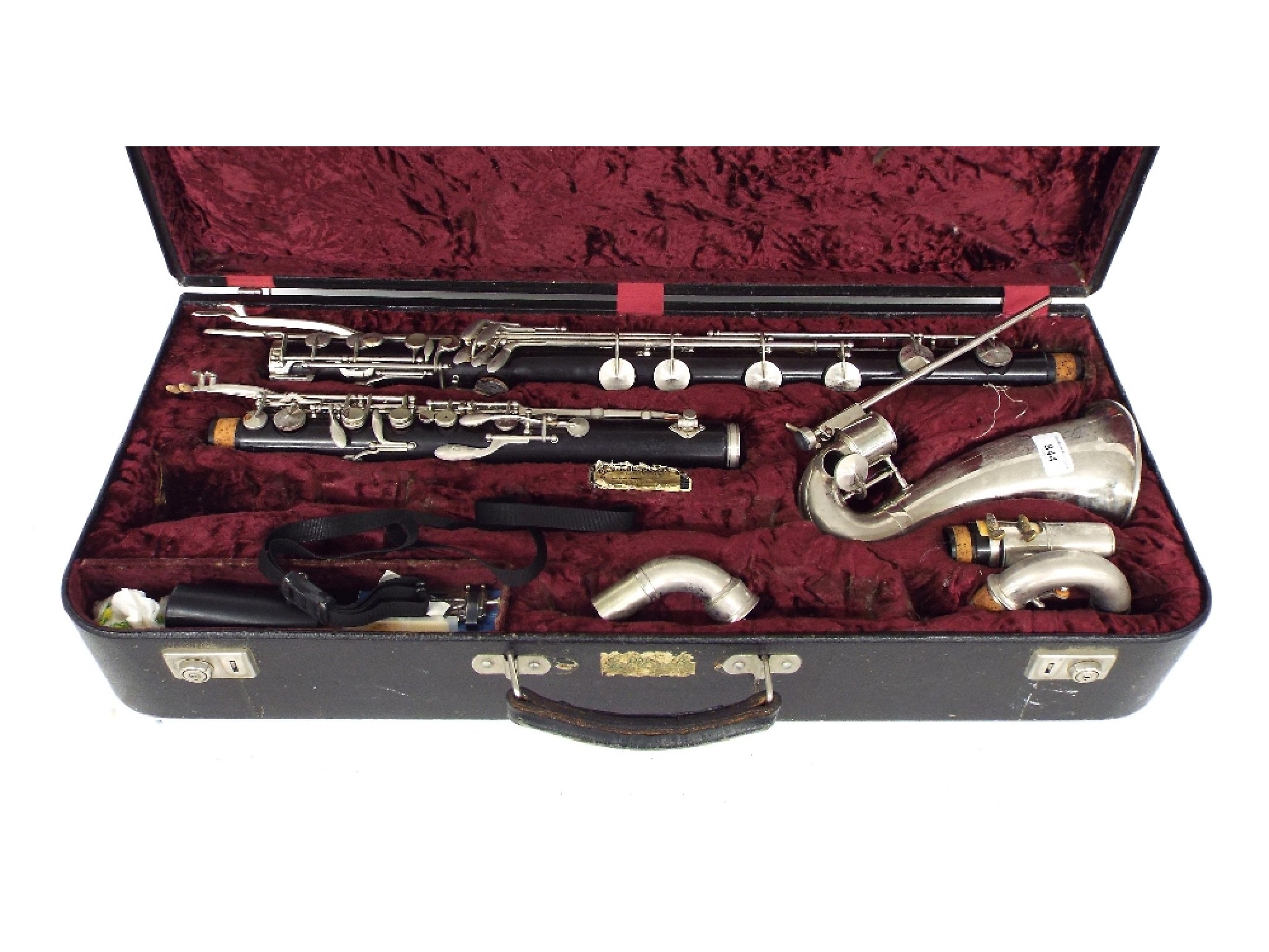 Appraisal: Selmer bass clarinet ser no A case