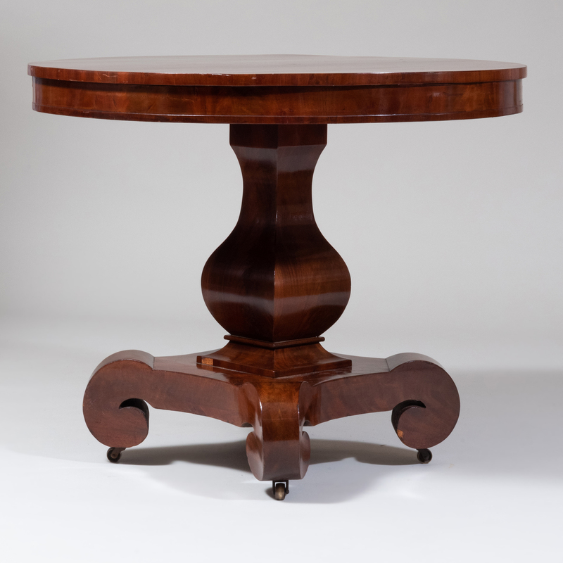 Appraisal: Classical Mahogany Center Table x x in Condition In generally