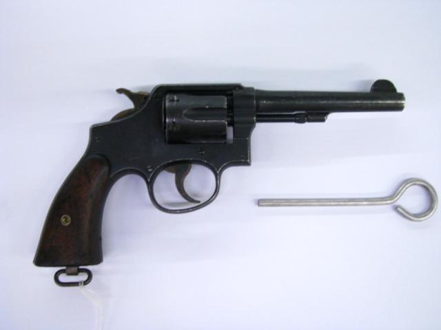 Appraisal: Smith and Wesson S W cal Victory Model -shot revolver