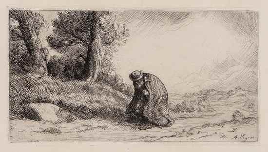 Appraisal: Alphonse Legros - A group of etchings including The Way