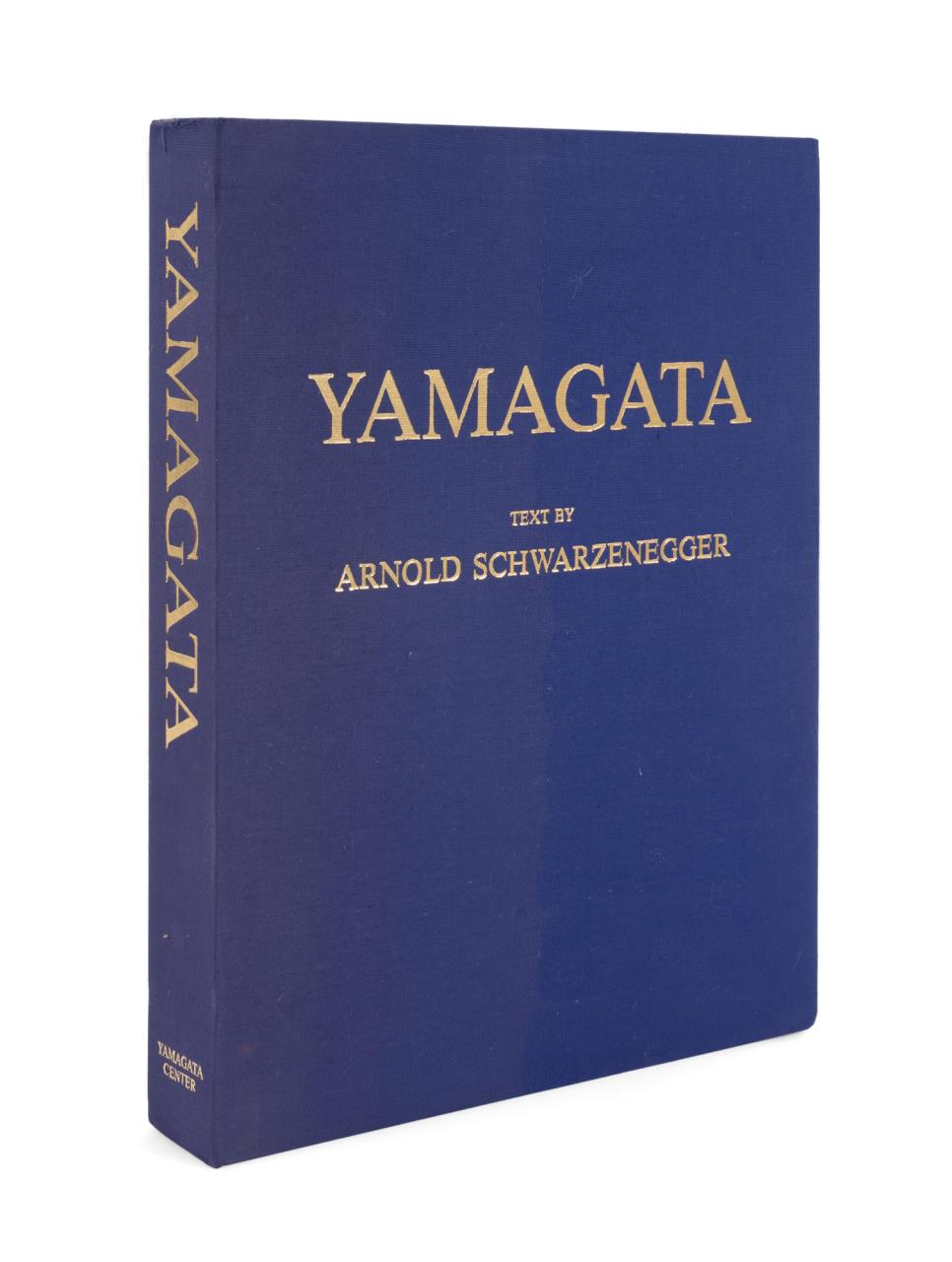 Appraisal: SIGNED YAMAGATA ARTIST MONOGRAPH BOOK IN CASE Arnold Schwarzenegger Yamagata