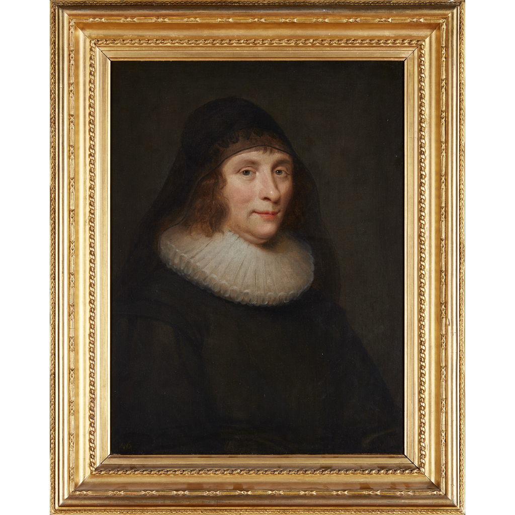 Appraisal: GEORGE JAMESONE SCOTTISH - PORTRAIT OF LADY ANNE KEITH HALF