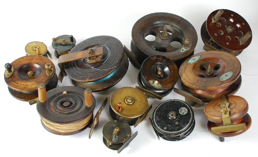 Appraisal: FISHING REELS - INCLUDING POPULAR AND TWELVE OTHER VARIOUS BRASS