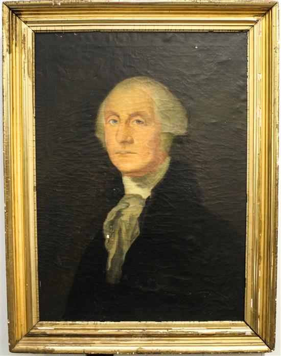 Appraisal: Sale Lot Artist Unknown th century Portrait of George Washington