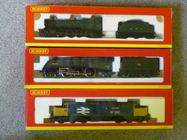 Appraisal: Three Hornby locomotives comprising A Bittern G W R Class