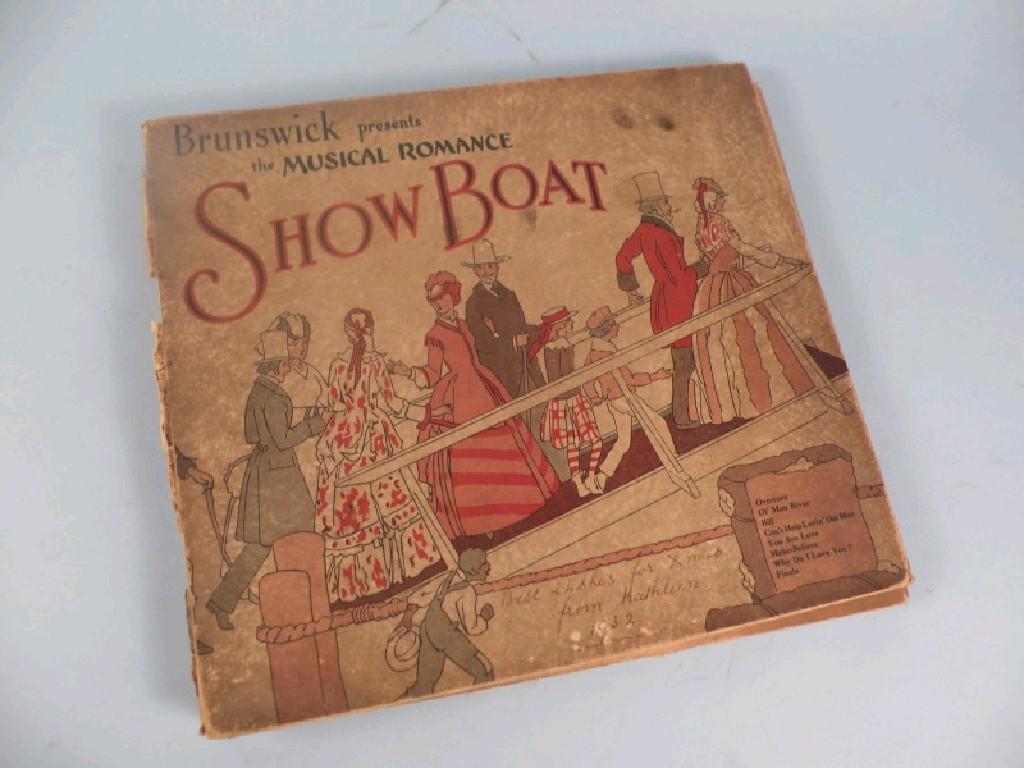 Appraisal: A s record set entitled Brunswick Series Musical Romance Showboat