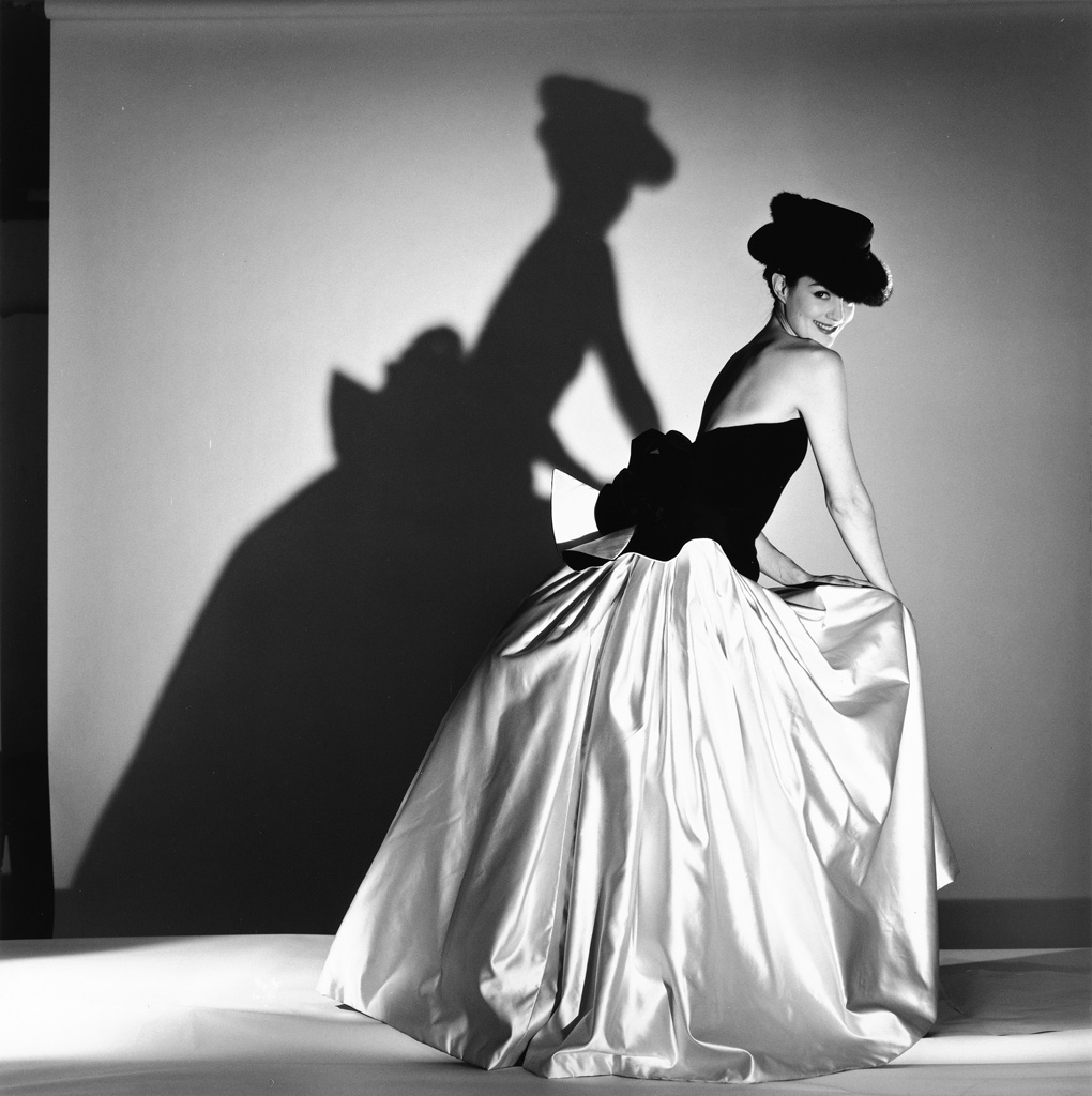 Appraisal: HORST P HORST - Model in evening gown and hat