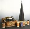 Appraisal: PHONOGRAPH - Oak cased table top Edison Standard Cylinder Phonograph