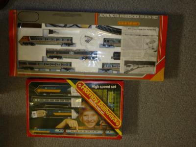 Appraisal: Two Hornby train sets Advanced Passenger Train Set with APT