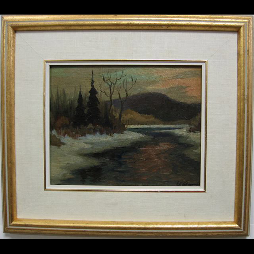 Appraisal: UMBERTO BRUNI - CANADIAN LA PETITE RIVIERE LAURENTIANS OIL ON