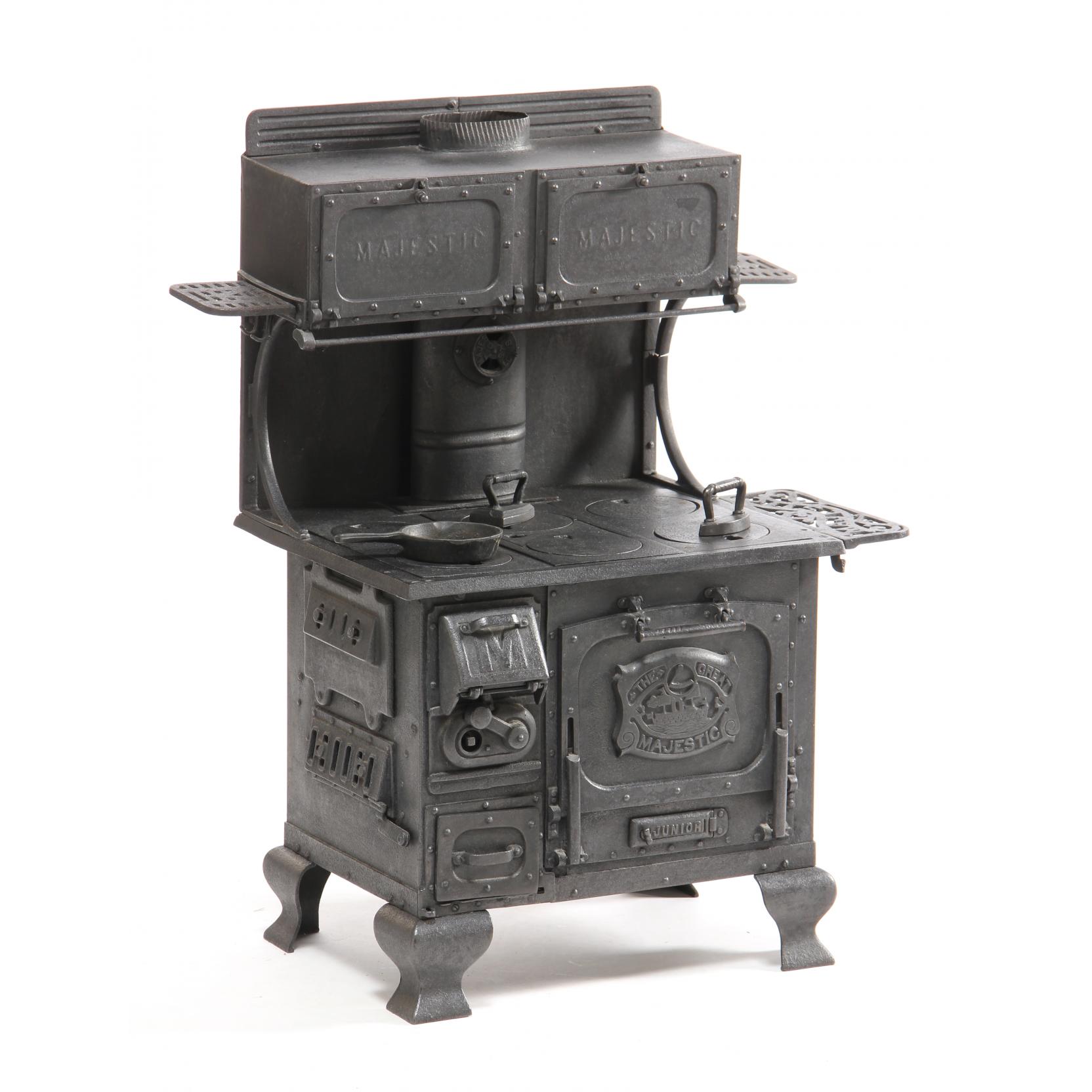 Appraisal: Salesman's Sample The Majestic Junior Cast Iron Wood Cook Stove