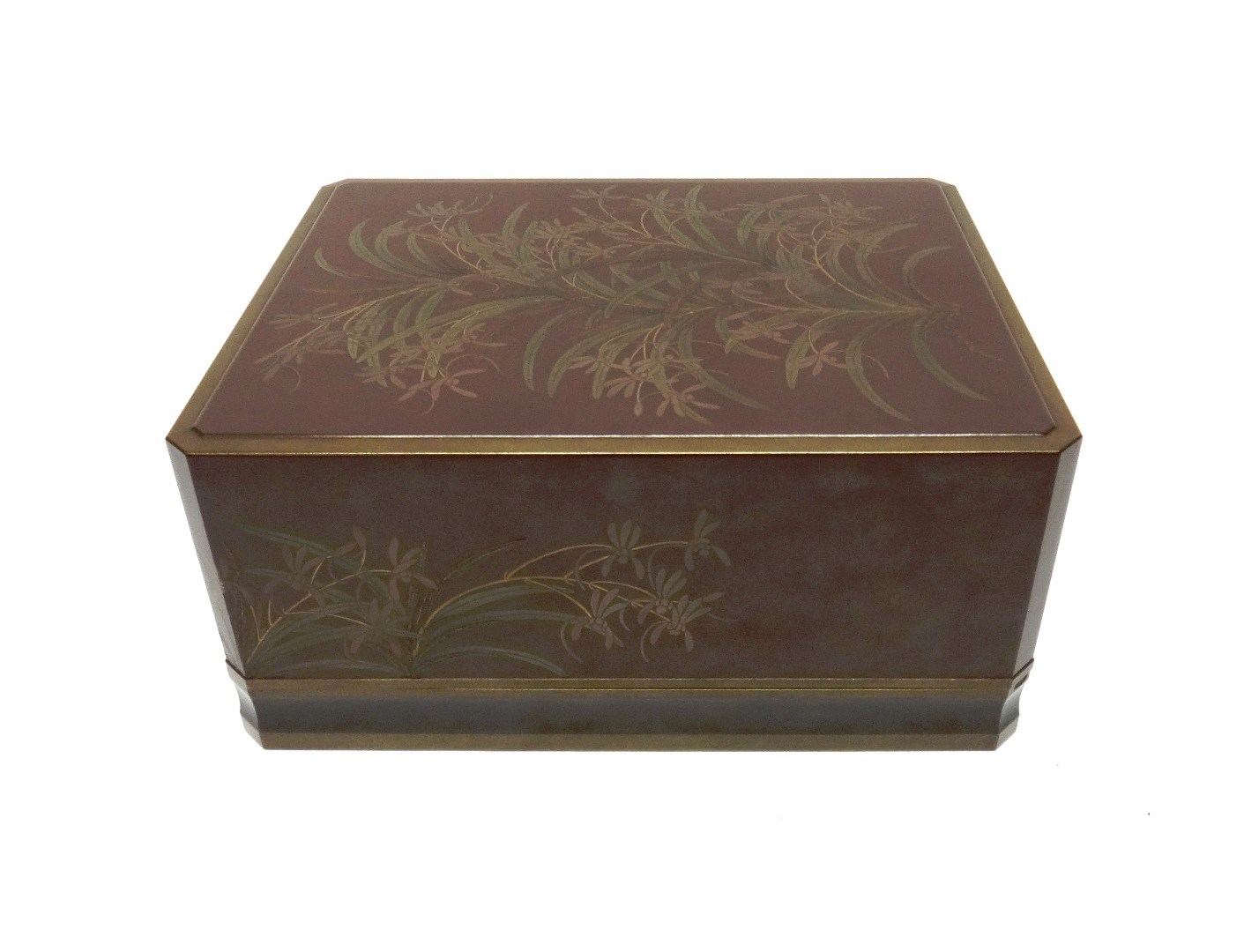 Appraisal: A Japanese lacquer box and cover Kawai Syuho - th