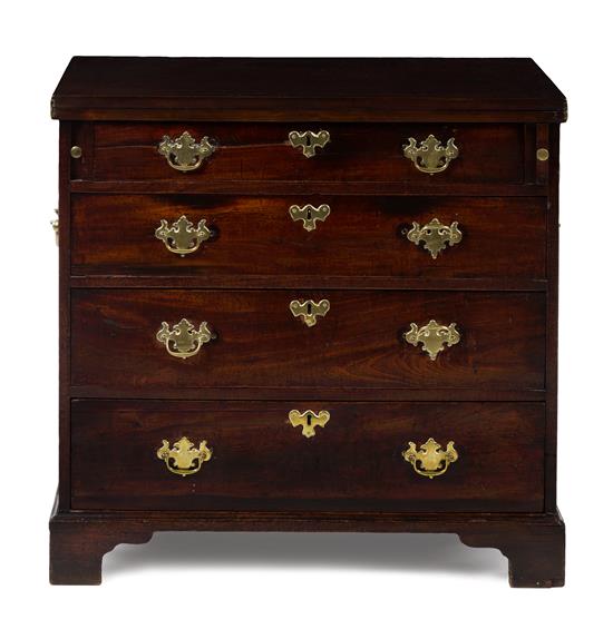 Appraisal: Sale Lot A George III Mahogany Bachelor's Chest having a