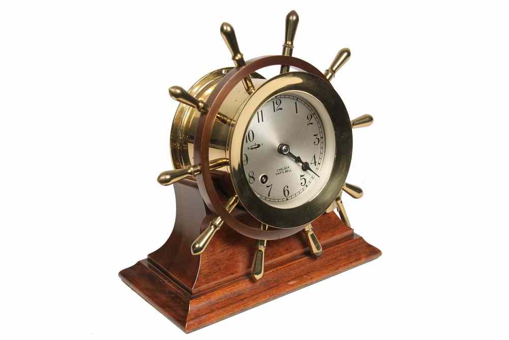 Appraisal: CHELSEA SHIP'S BELL CLOCK - s Chelsea Ship's Bell Clock