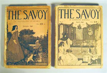 Appraisal: vols Beardsley Aubrey Illustrator The Savoy An Illustrated Quarterly London