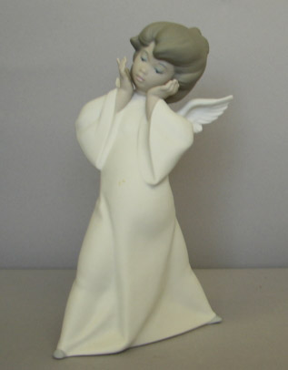 Appraisal: Mime Angel - Matte Finish repaired wing