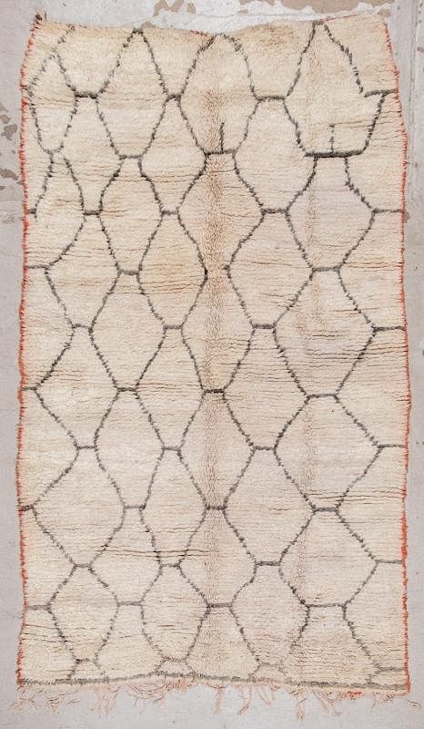 Appraisal: Vintage Moroccan Rug ' '' x ' '' Vintage Moroccan