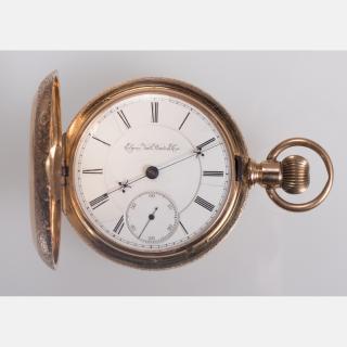 Appraisal: An Elgin kt Yellow Gold Pocket Watch th Century An