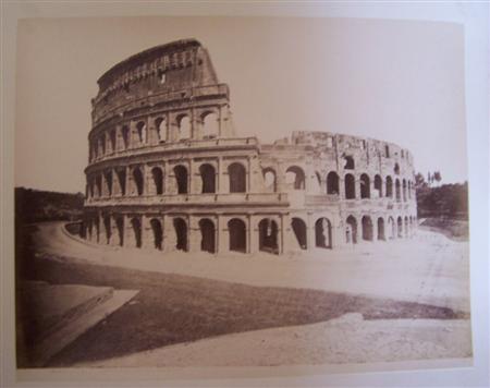 Appraisal: Italy Three albums containing approx albumen prints including views of