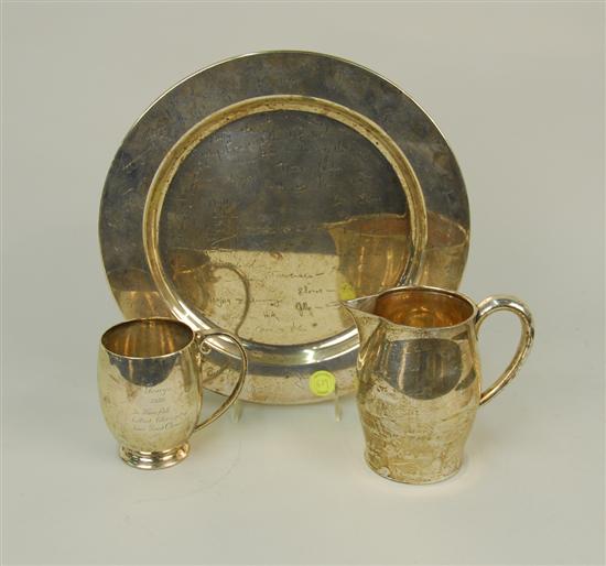 Appraisal: GROUP OF AMERICAN AND ENGLISH SILVER various makers including American