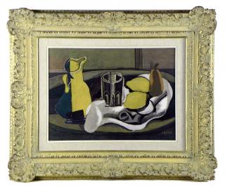 Appraisal: Georges Braque Collotype Still Life Georges Braque collotype still life