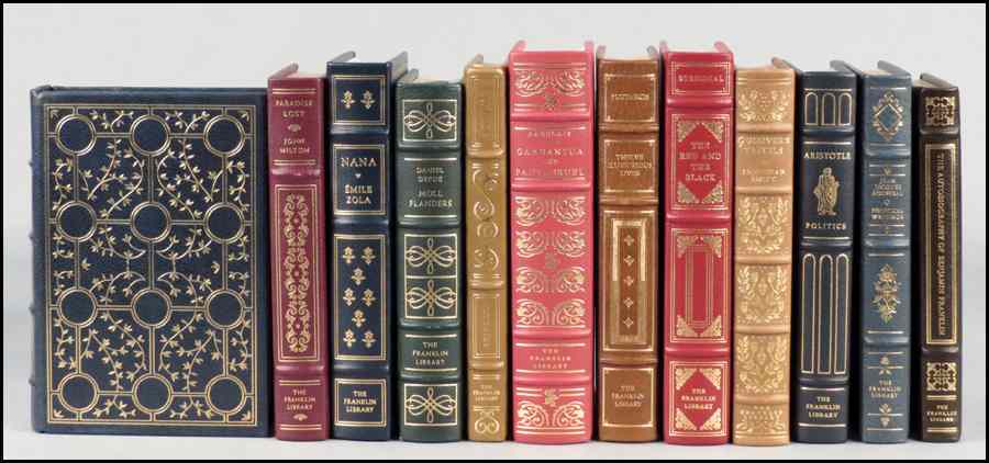 Appraisal: THE FRANKLIN LIBRARY COLLECTORS EDITION LEATHER BOUND BOOKS From the