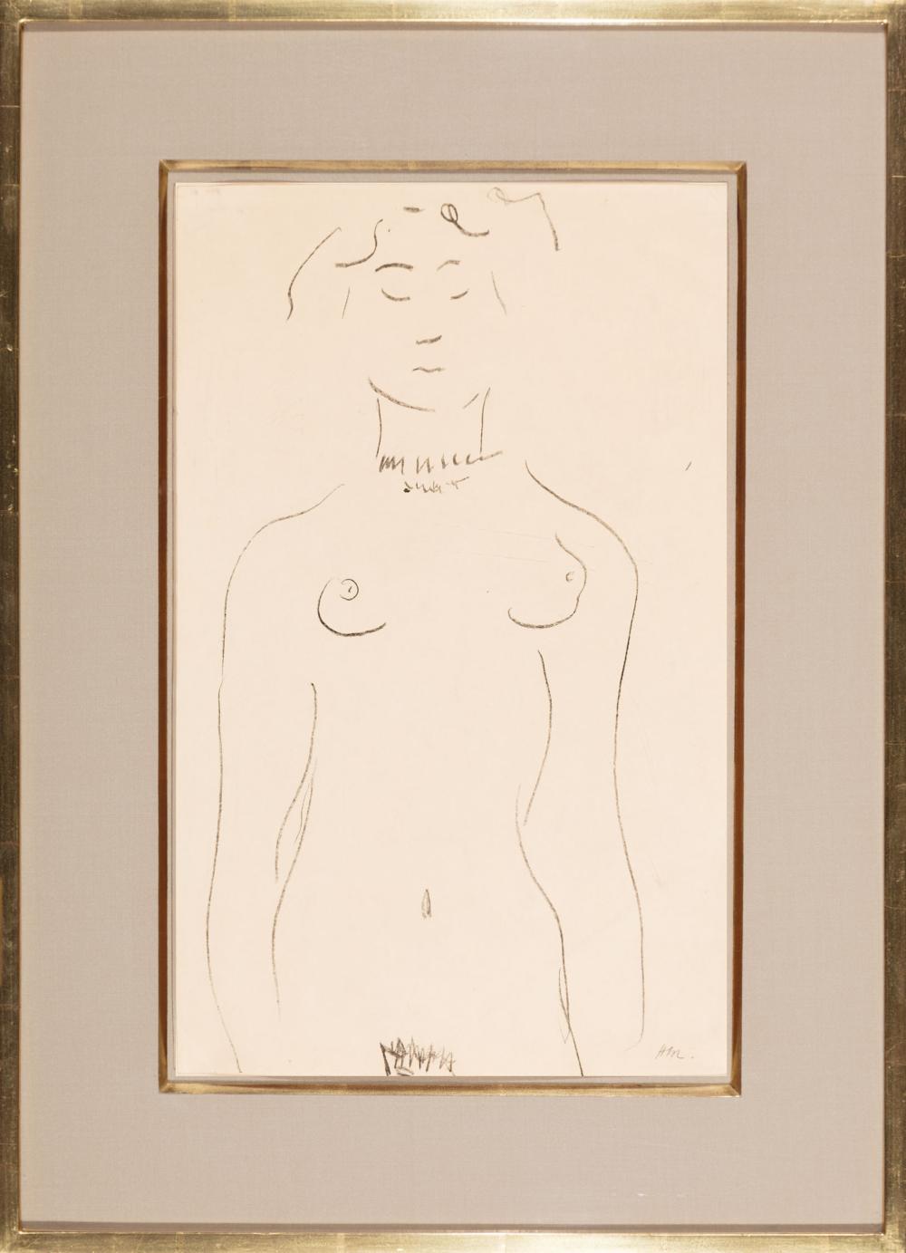 Appraisal: Henri Matisse French - L'Idole lithograph on Japon paper signed