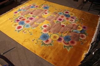 Appraisal: Art Deco style Chinese rug ' x ' Art Deco