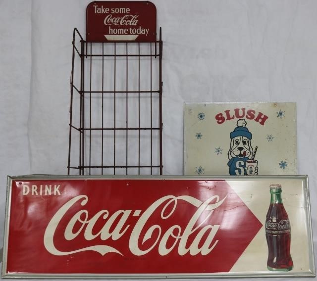 Appraisal: PC ADVERTISING LOT TO INCLUDE LITHOTIN COKESIGN C SLIGHT DENTING