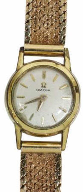 Appraisal: Lady's Omega wristwatch with baton hours markers alpha hands Swiss-made