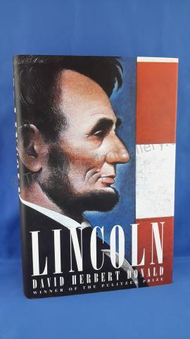 Appraisal: Lincoln Author s David Herbert Donald Edition First Edition Cover