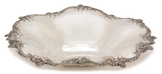 Appraisal: Sale Lot An American Silver Lobed Bowl Shreve Co San