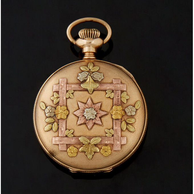 Appraisal: Lady's K Yellow and Rose Gold Waltham Hunting Case Pocket