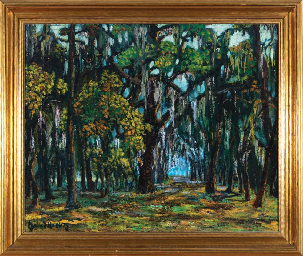 Appraisal: Charles Evald Hultberg Swedish Louisiana - Naval Reserve Park oil