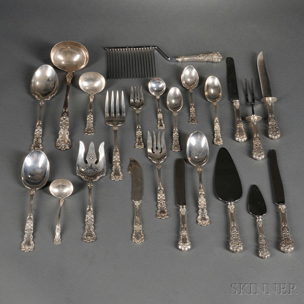 Appraisal: Gorham Buttercup Pattern Sterling Silver Flatware Service Providence Rhode Island