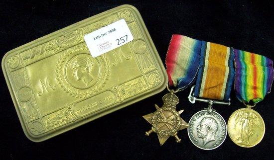 Appraisal: A WWI trio The British War Medal - Star and