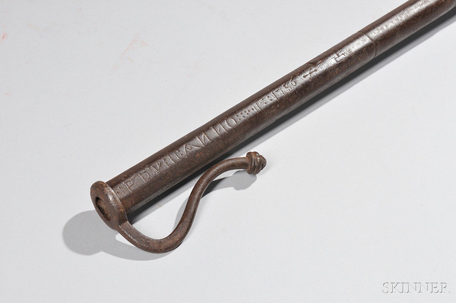 Appraisal: Iron Blow Pipe America c with inscription near handle PDV